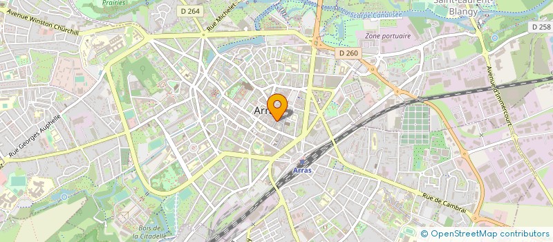 localisation de l'entreprise SOREST à ARRAS