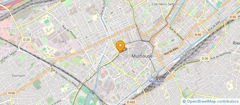 localisation de l'entreprise SORESTAL SARL  MULHOUSE