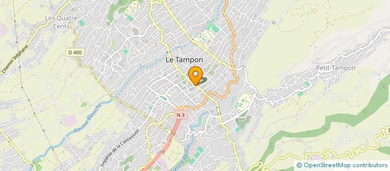 localisation de l'entreprise SORESUM à LE TAMPON