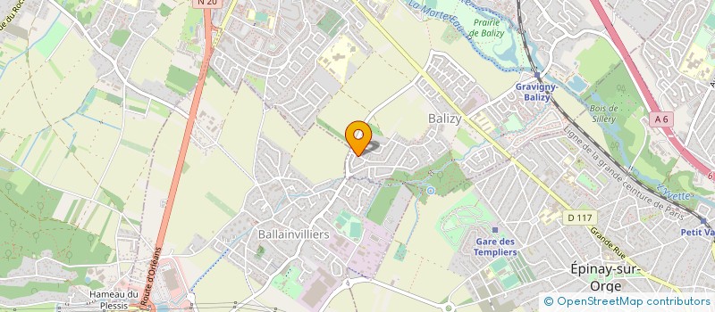 localisation de l'entreprise SORET OMNIUM à LONGJUMEAU