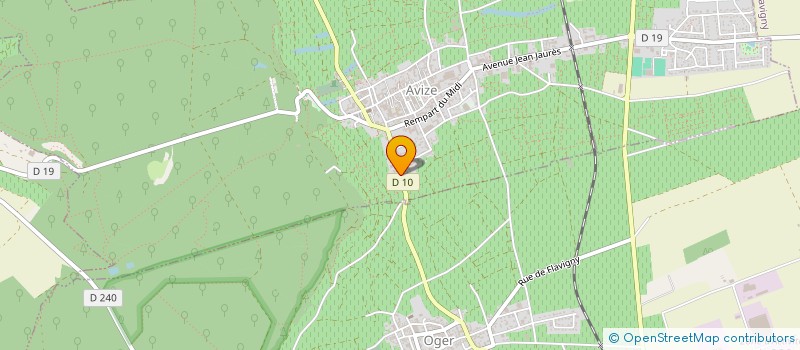 localisation de l'entreprise SORET-PETERS à AVIZE