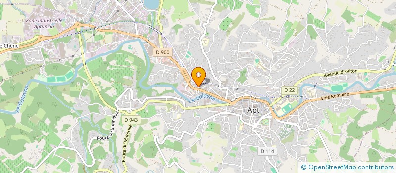 localisation de l'entreprise SORETEC 84 à APT