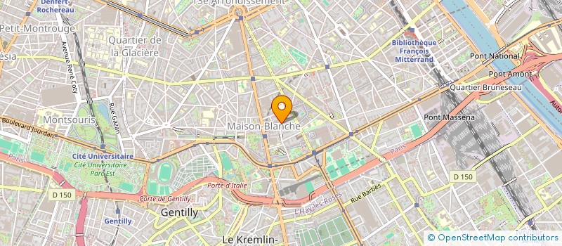 localisation de l'entreprise SORETEL à PARIS