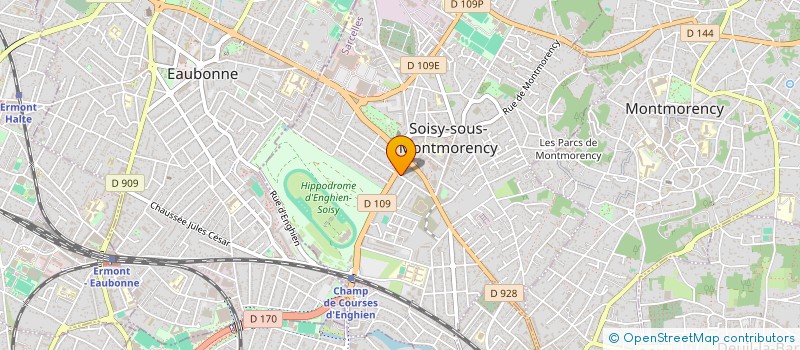 localisation de l'entreprise SORETELH  SOISY-SOUS-MONTMORENCY