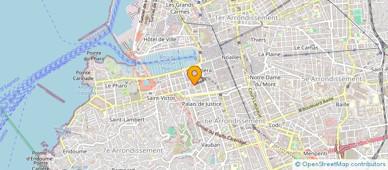 localisation de l'entreprise SOREVA MULTISERVICES  MARSEILLE