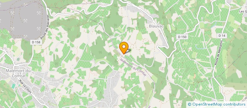 localisation de l'entreprise SOREVAL  BLAUVAC