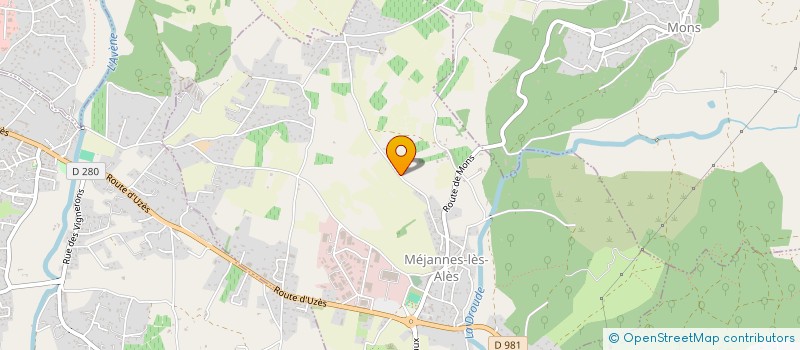 localisation de l'entreprise SOREVAN  MEJANNES-LES-ALES