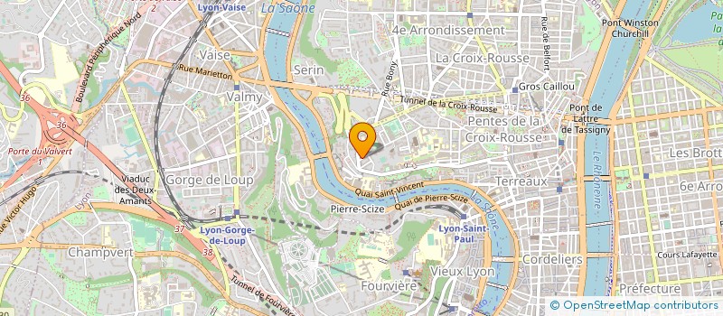 localisation de l'entreprise SOREVIA à LYON