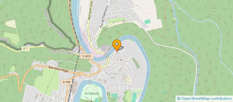 localisation de l'entreprise SOREVIAM à FUMAY