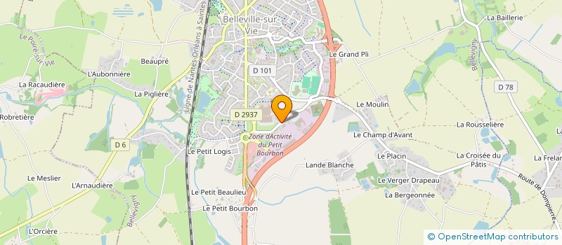 localisation de l'entreprise SOREVIE à BELLEVIGNY