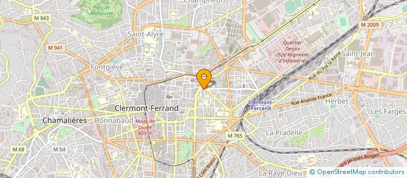 localisation de l'entreprise SOREX à CLERMONT-FERRAND