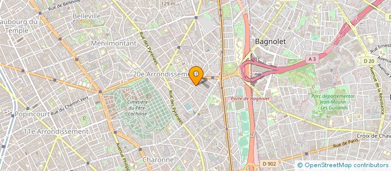 localisation de l'entreprise SOREXI  PARIS