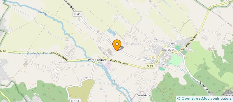 localisation de l'entreprise SOREZIENNE D AMEUBLEMENT  SOREZE