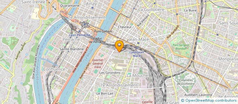 localisation de l'entreprise SORF à LYON