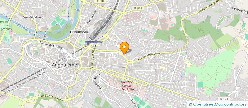 localisation de l'entreprise SORGE ARNAUD à ANGOULEME