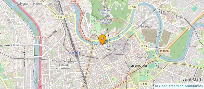 localisation de l'entreprise SORGELIS à GRENOBLE
