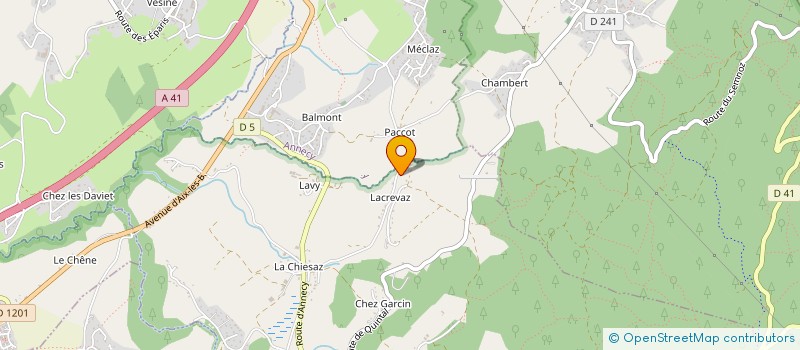 localisation de l'entreprise SORGIA  VIUZ-LA-CHIESAZ