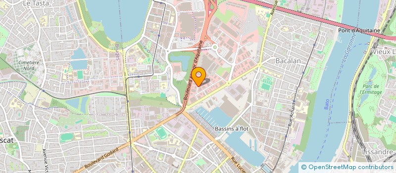 localisation de l'entreprise SORGIN  BORDEAUX