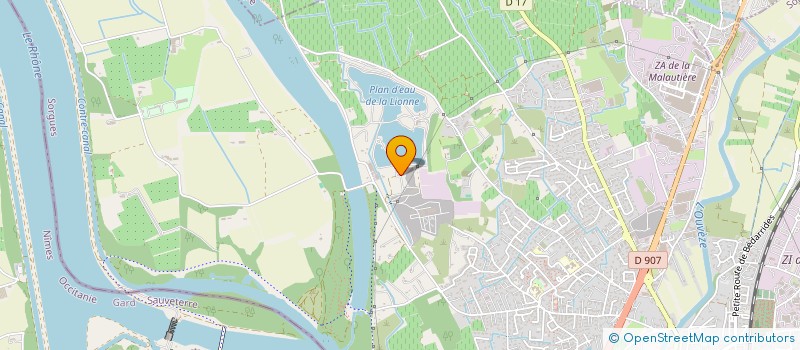 localisation de l'entreprise SORGUIMMO  SORGUES