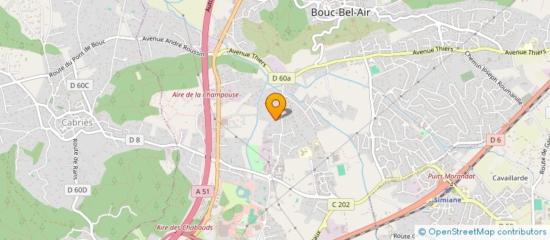 localisation de l'entreprise SORH à BOUC-BEL-AIR