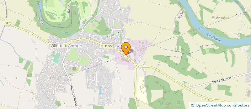 localisation de l'entreprise SORHOTHERM  VILLETTE-D'ANTHON