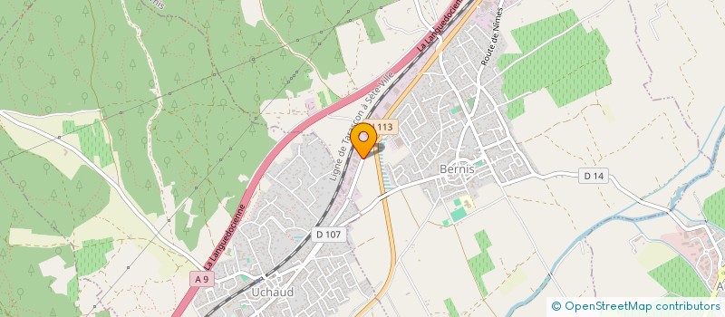 localisation de l'entreprise SORIA  BERNIS