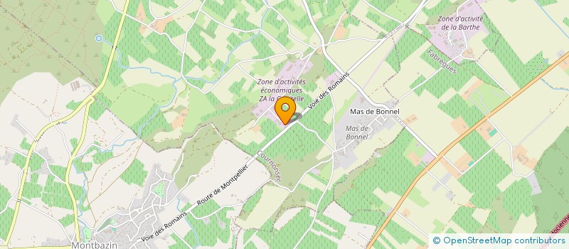 localisation de l'entreprise SORIA ET FILS  COURNONSEC