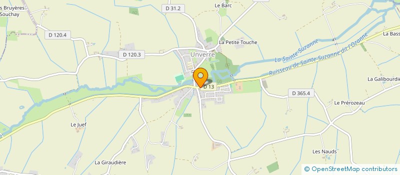 localisation de l'entreprise SORIA FRANCHET LS à UNVERRE