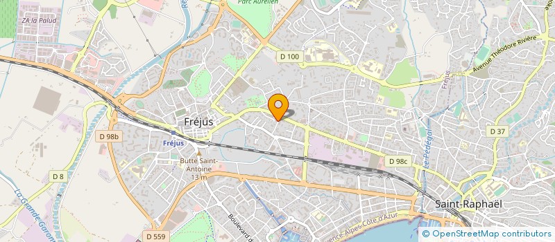 localisation de l'entreprise SORIA PROMOTION à FREJUS