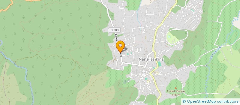 localisation de l'entreprise SORIANO-CAILLOL  NANS-LES-PINS