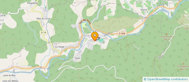 localisation de l'entreprise SORIANO CONSTRUCTION  OLARGUES