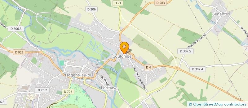 localisation de l'entreprise SORIC à COULOMBS