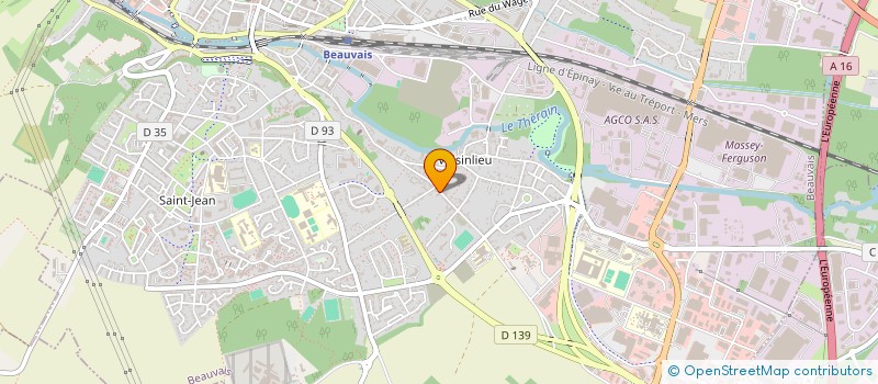 localisation de l'entreprise SORICK  BEAUVAIS