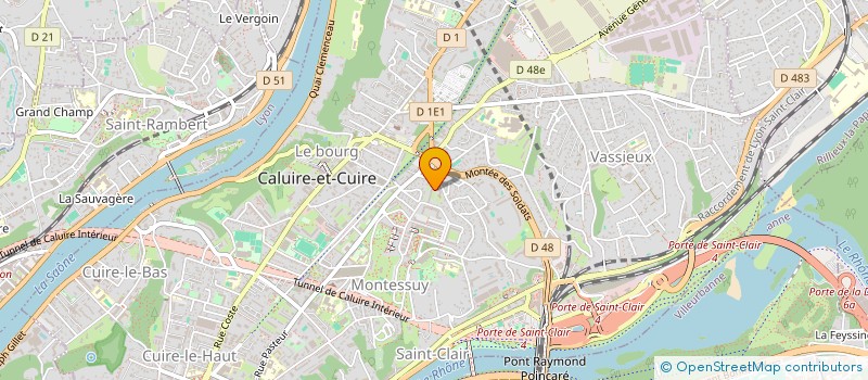 localisation de l'entreprise SORILO à CALUIRE-ET-CUIRE