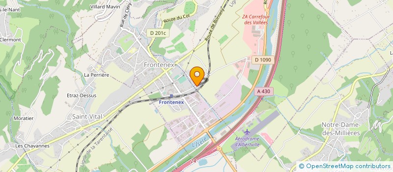 localisation de l'entreprise SORIM à FRONTENEX