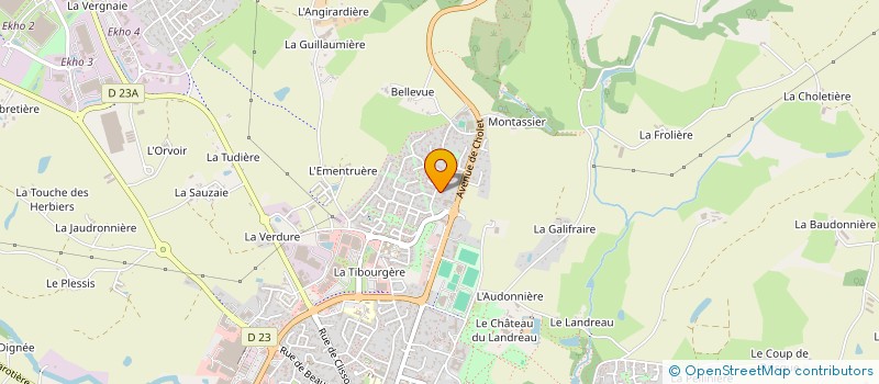 localisation de l'entreprise SORIMO à LES HERBIERS