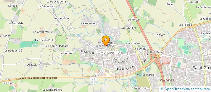 localisation de l'entreprise SORIN AT'HOME à MONTGERMONT