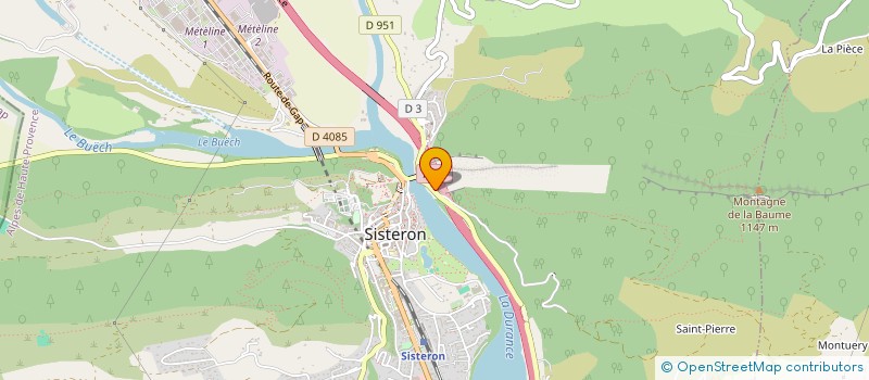 localisation de l'entreprise SORINE  SISTERON