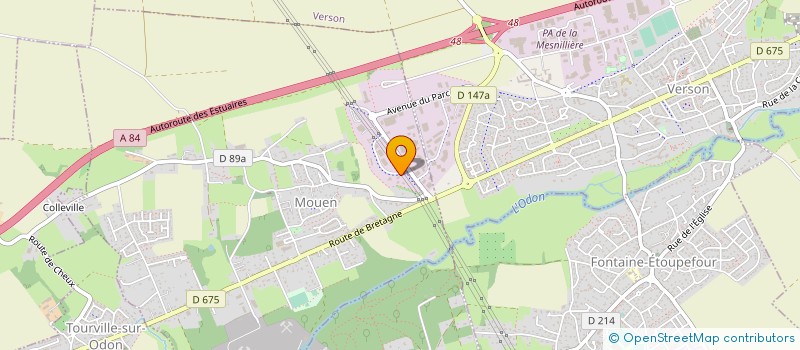 localisation de l'entreprise SORINE  MOUEN