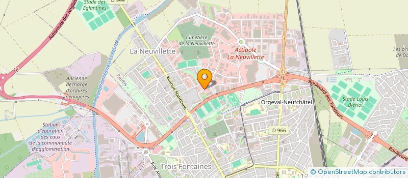 localisation de l'entreprise SORITEL REIMS à REIMS