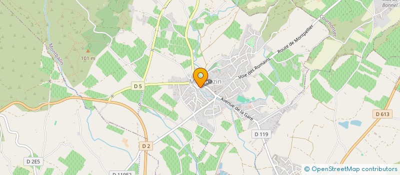 localisation de l'entreprise SORITHI  MONTBAZIN