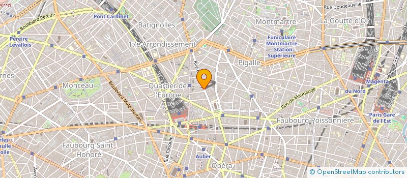 localisation de l'entreprise SORIYA à PARIS
