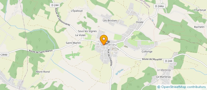 localisation de l'entreprise SORLIN GYM à SAINT-SORLIN-DE-MORESTEL