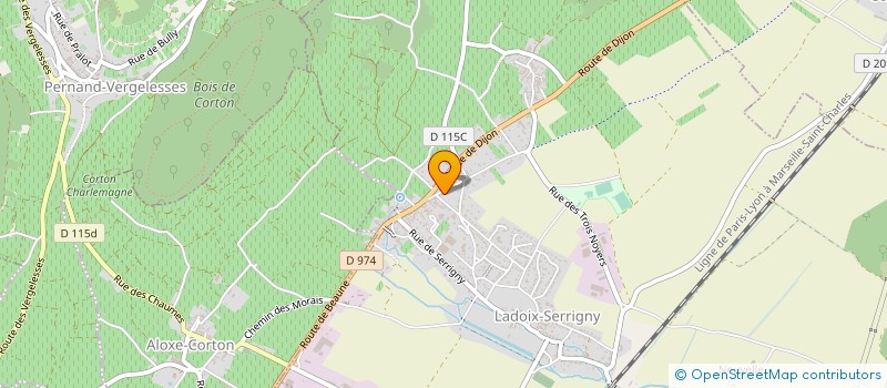 localisation de l'entreprise SORMAD à LADOIX-SERRIGNY