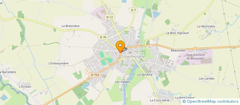 localisation de l'entreprise SORMAP  VIEILLEVIGNE