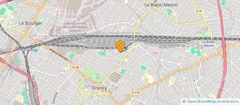 localisation de l'entreprise SORN à DRANCY