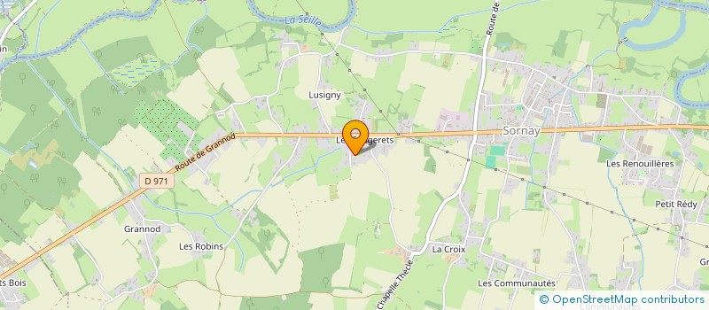 localisation de l'entreprise SORNAYHOME  SORNAY