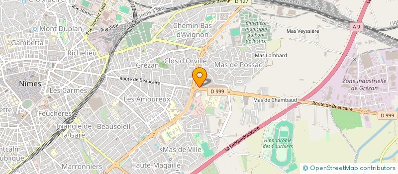 localisation de l'entreprise SORNIBEAU à NIMES