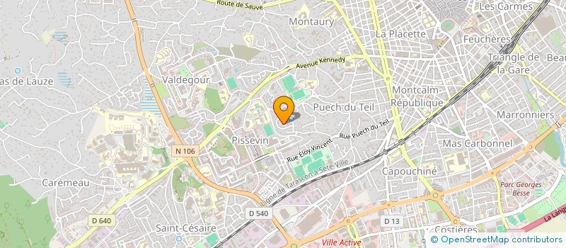 localisation de l'entreprise SORNICO à NIMES