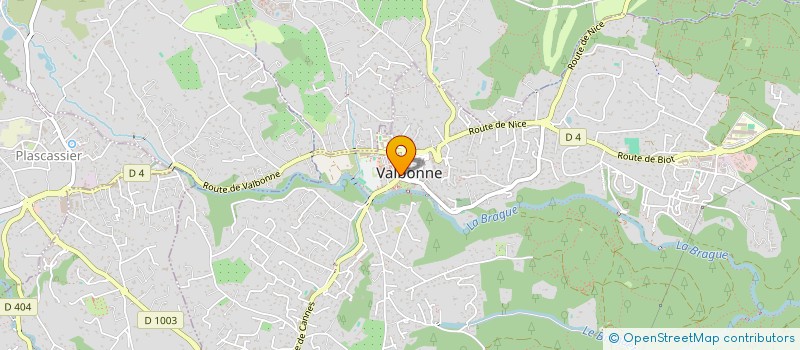 localisation de l'entreprise SORO PATRIMOINE à VALBONNE